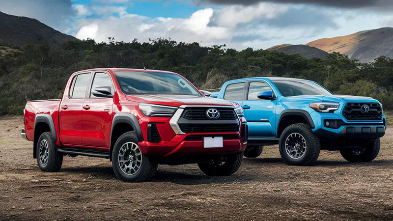 Toyota Hilux and Toyota Tacoma lsd